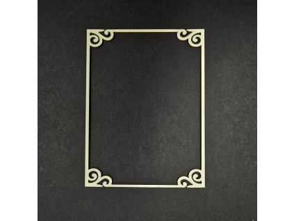 Hurá Papír - ozdobný rámeček 3 -  kartonový motiv