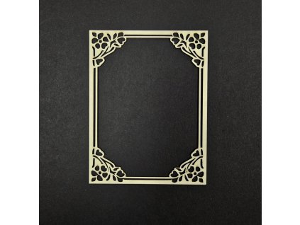 Hurá Papír - ozdobný rámeček 5 -  kartonový motiv