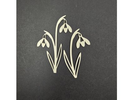 Hurá Papír - sněženky - velikonoční kartonové obrázky