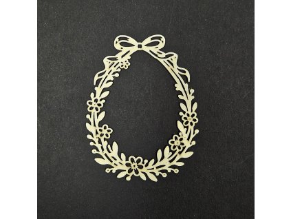 Hurá Papír - vajíčko s mašlí - velikonoční kartonové obrázky