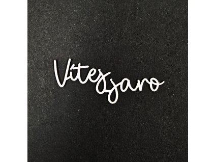 Hurá Papír - Vítej jaro - velikonoční kartonový text