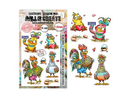 aall and create pun paws a6 stamp set crack me up