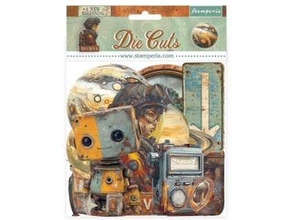 stamperia a new beginning die cuts assorted 45pcs