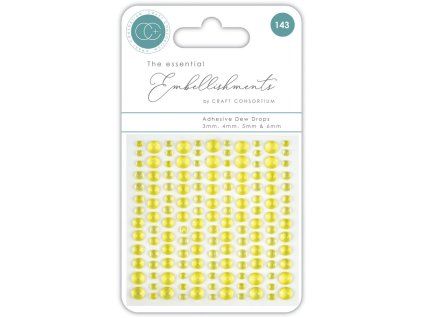 craft consortium adhesive dew drops yellow cedrop0