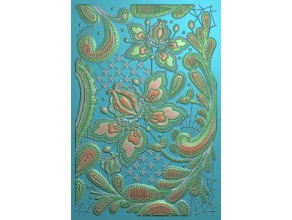 crafters comspanion antique lace 6x4 inch 3d emboss