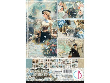 ciao bella eastern journey a4 creative pad 9pcs cb