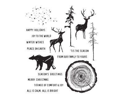 Tim Holtz Cling Rubber Stamps GREAT OUTDOORS CMS321 new