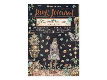 stamperia gardens ofss time junk journal stickers ba