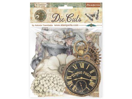 stamperia gardens of time die cuts assorted 38pcs