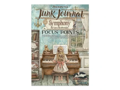 stamperia symphony junk journal a5 focus points by