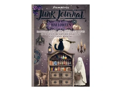 stamperia halloween junk journal stickers backgrou