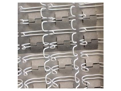 WHITE / 1 ks / 7/16" - 11 mm -  kroužky na kovovou vazbu do strojků Zutter a Cinch