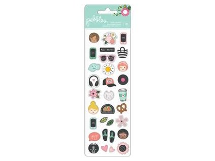 Pebbles - PUFFY STICKERS / GIRL SQUAD - samolepky