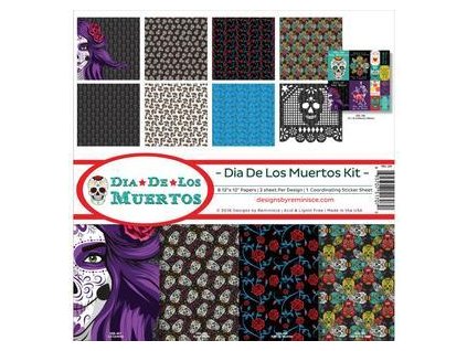 Reminisce - DIA DE LOS MUERTOS KIT - 12" kompletní scrapbooková sada