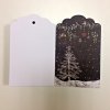 Craftwork cards - FESTIVE CHALKBOARD / tag pad - papírové visačky