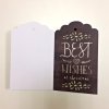 Craftwork cards - FESTIVE CHALKBOARD / tag pad - papírové visačky