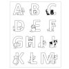 set de tampons transparents family friends alphabet chiens d artemcio
