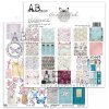 set 8x scrapbooking papers unexpected 30x30bonus page