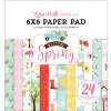 echo park welcome spring 6x6 inch paper pad wes235