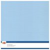 Card Deco - 46  / SOFT BLUE -  12" jednobarevná scrapbooková čtvrtka