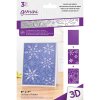 gemini snowflake medley 3d embossing folder stenci