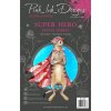 pink ink designs super hero clear stamps pi169