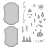 spellbinders winter label motifs etched dies s4 12