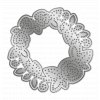 gemini embroidery frame cressate a card dies wreath