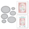 spellbinders postage edge hovals etched dies s5 548