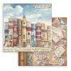 stamperia iivintage library 12x12 inch paper pack sb