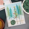 spellbinders sealed christmas tree squiggle vccetched