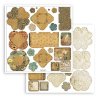 stamperiha 3d paper kit 12x12 inch klimt sbpop07