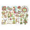 fffffffffffffstamperia christmas greetings ephemera 31pcs dflct
