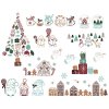 qqqrazitka cutie stamps 74 ks vanocni nezbytnosti