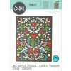 sizzix thinlits die by lisa jones folk mask 664478
