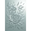 geminijj floral bouquet 4x6 inch 3d embossing folder