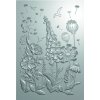 gemini zzwildflower meadow 4x6 inch 3d embossing fol