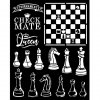 stamperia thick stencil 20x25cm alice check mate k