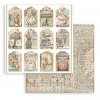 stamperia brocante anfftiques 12x12 inch paper pack
