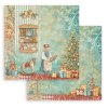 stamperia the nutcracker 8x8 inch paper pavcck sbbs1