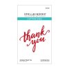 spellbindnners scripted thank you etched dies s2 362