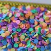 dress my craft shaker slices rainbow confetti 8g d