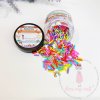 dress my craft shaker slices rainbowz party 8g dmcs