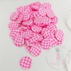 dress my craft shaker slices checkered buttons 8g