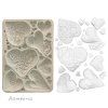 stamperia alice in rchristmas a5 silicon mould simp