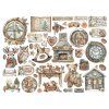 stamperia the owls house die cuts 41pcs dfldc119