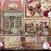 ciao bella book lovers 12x12 inch patterns pad 8pc