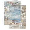 stamperia silfent sea junk journal stickers backgro