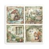 stamperia herbxarium silvae 8x8 xinch maxi paper pac