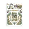 stamperia herbahrium silvae a5 washi pad 8pcs sbw27